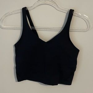Padded Black Tank Top
